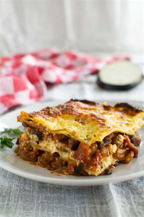 Eggplant lasagna (2-in-1 meal!) - Scrummy Lane