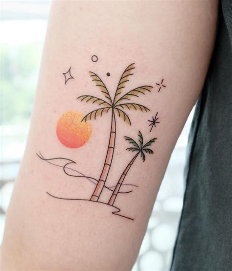 13 Palm Tree Tattoos That Will Inspire You