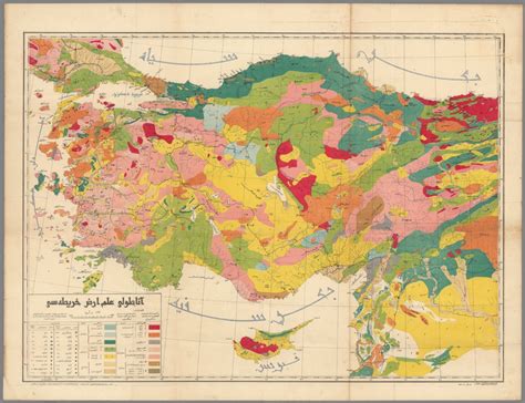 Geological map of Anatolia - David Rumsey Historical Map Collection