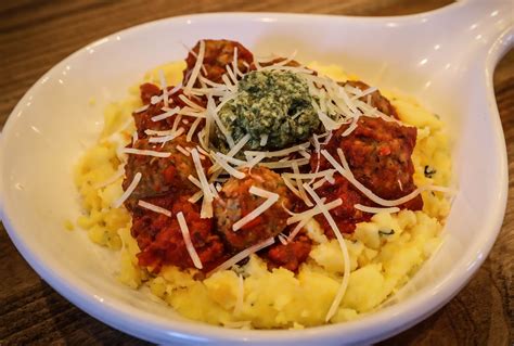 Mini Meatballs & Creamy Polenta - Menu - DTC