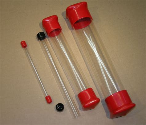 Clear Plastic Tubes With End Caps