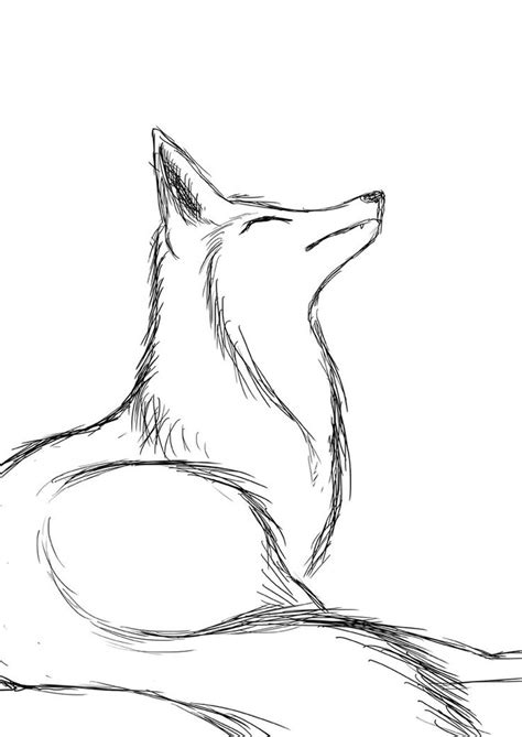 Practicing: Fox sketch by FireRai on deviantART | Fox sketch, Fox drawing sketches, Animal sketches