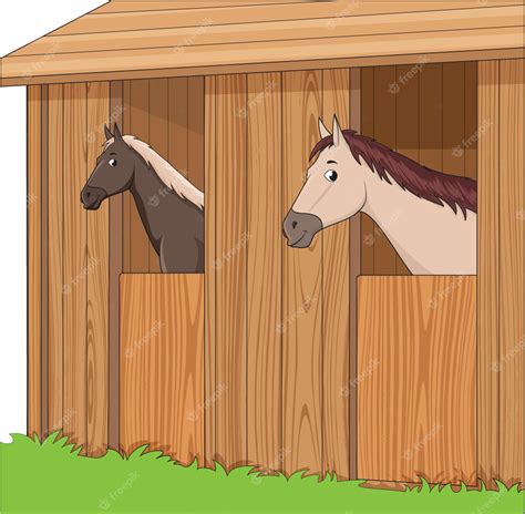 Drawing Of A Horse Stable Clip Art Library - vrogue.co