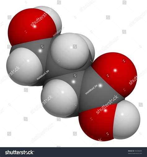 Gamma-Hydroxybutyric Acid (Ghb, Liquid Xtc) Drug Molecule, Chemical Structure. Stock Photo ...