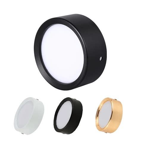 Ultra thin Round Surface Mounted LED Downlights 3W 5W 7W 9W Mounted Panel Ceiling Lamps Spot ...