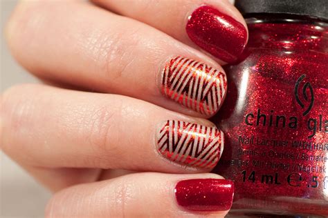 Red Foil Nail Art | LaptrinhX / News