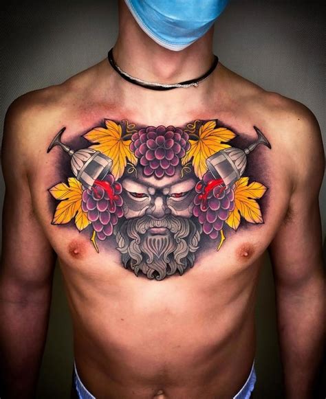 Bacchus Tattoo by Fabio Marinetti at Sinta Tattoo in Como, Italy : r ...