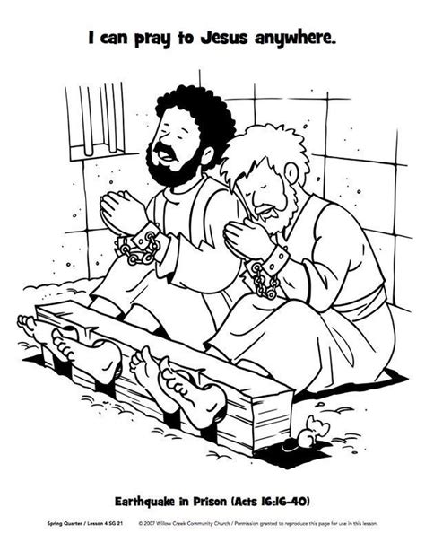 Free Peter In Prison Coloring Page, Download Free Peter In Prison Coloring Page png images, Free ...