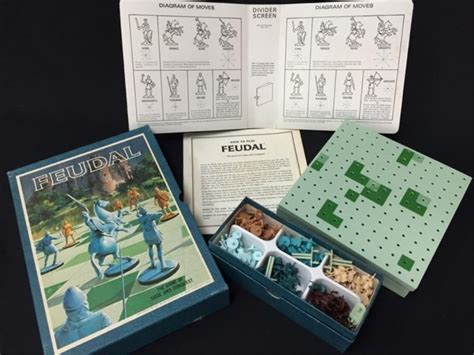 Vintage 1967 Feudal Board Game.