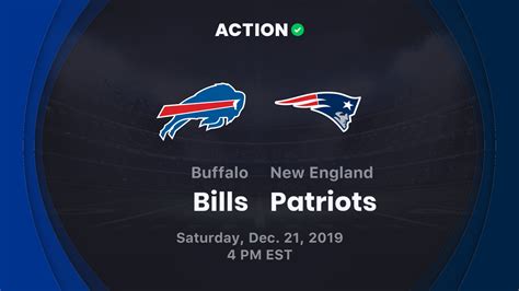 Bills vs. Patriots Betting Odds, Predictions & Picks (December 21, 2019)