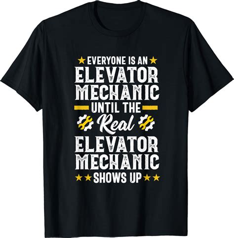 Amazon.com: Elevator Mechanic Engineer Maintenance Staff Funny Gift Men ...