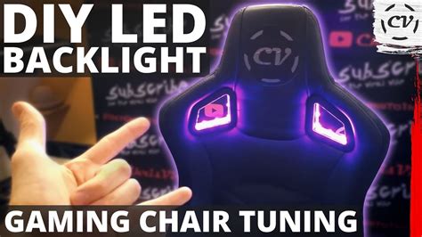 Gaming Chair DIY LED Backlights - YouTube