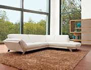 White Leather Sectional Sofa VG 533 | Leather Sectionals