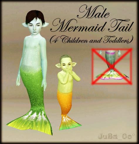 Male Mermaid Tail 4 Toddler/Child ~ SimMist