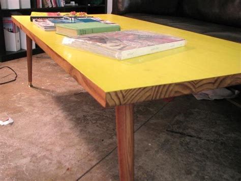 painted pine | Coffee table, Yellow coffee tables, Coffee table inspiration