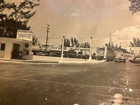 Entering Miami Springs From Hialeah 1948 by Ken Wilde, Historian Miami ...