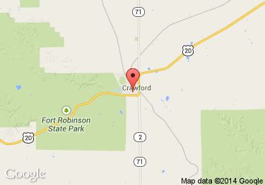 Map of Crawford, Nebraska 69339 | Map, State parks, Nebraska