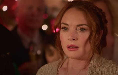 Lindsay Lohan Teases Her Netflix Movie, 'Falling For Christmas'