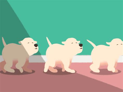 Puppy Parade by Tom Stockley on Dribbble