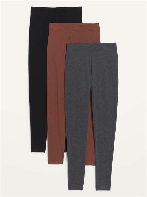 High-Waisted Leggings 3-Pack For Women | Old Navy