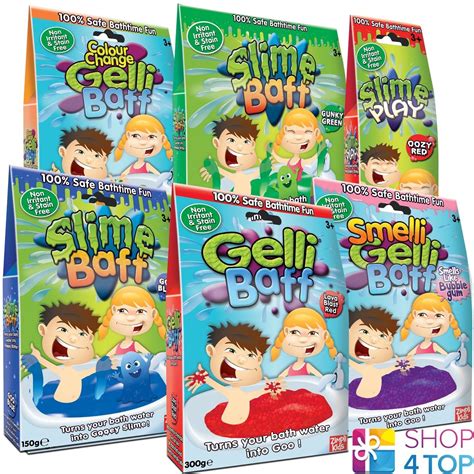 GELLI BAFF SLIME SMELLI COLOR CHANGE PLAY TURN WATER INTO GOO BATH KIDS ...