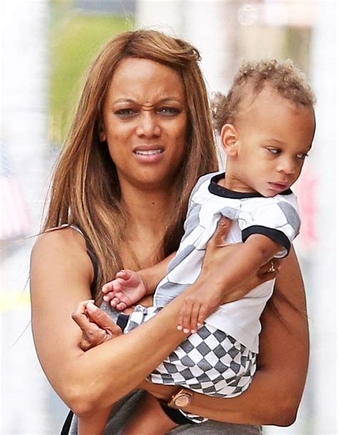 Tyra Banks and son York | Sandra Rose