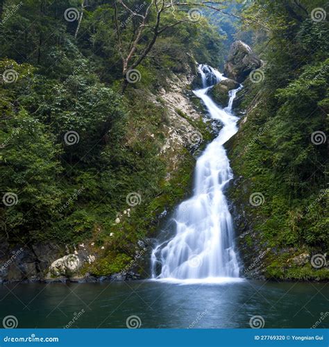 Waterfall, China stock photo. Image of stream, exterior - 27769320