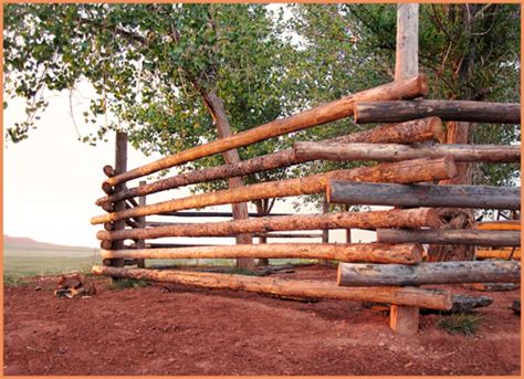 How to build a log fence – Builders Villa