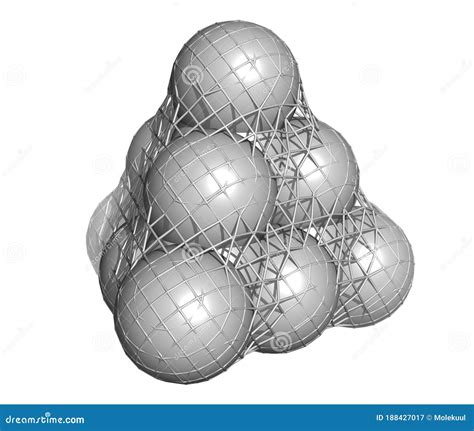 Pure Silicon (Si, Silicium), Crystal Structure. Main Building Material ...