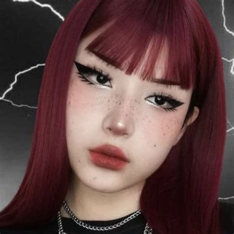 Review for lolita wine red wig yv42750 Cute Emo Makeup, Emo Makeup ...
