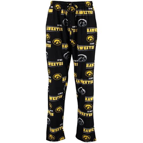 Men's Concepts Sport Black Iowa Hawkeyes Fusion Pants | The Official Store of the Big Ten Conference