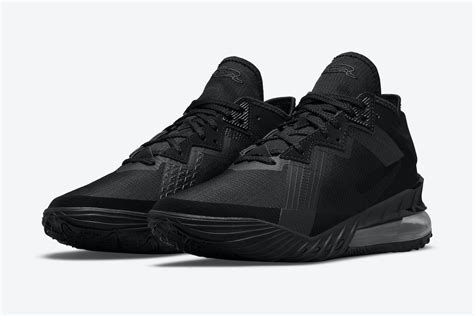 Nike LeBron 18 Low Zero Dark 23 Black CV7562-004 Release Date - SBD