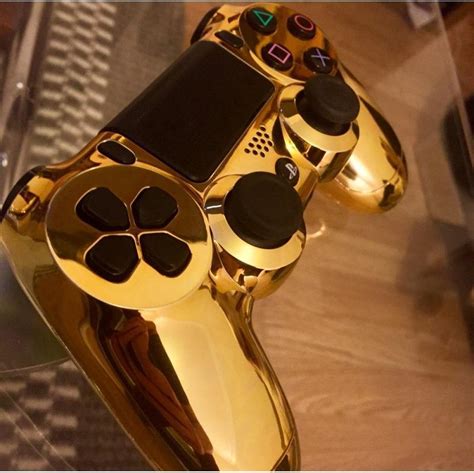 Ps4 controller Gold Shell - Ps4 Controller Gold skin | bol.com