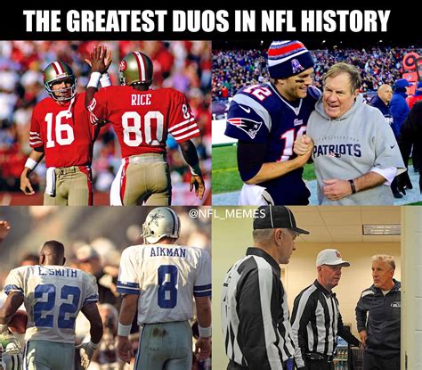 NFL Memes on Twitter: "The greatest duos in NFL history…