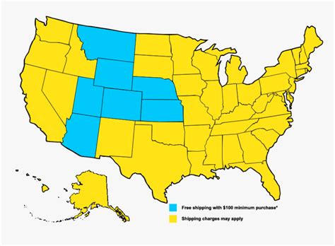 Fedex Shipping Map For Otterbein Acres Farm - Number Is Colorado In The 50 States, HD Png ...