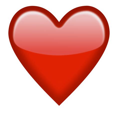 Emoji Emoticon Face Red Heart Emoji Png - Clip Art Library