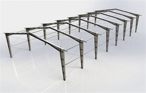 Steel warehouse structure design