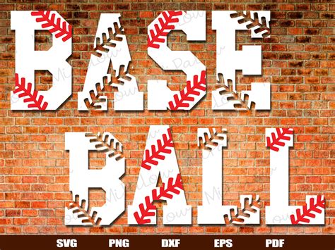 BASEBALL FONT SVG Baseball Svg Baseball Mom Svg Baseball - Etsy