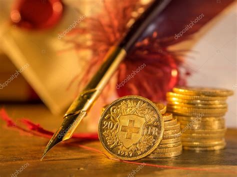 Twenty Swiss Francs coins Stock Photo by ©netfalls 63129043