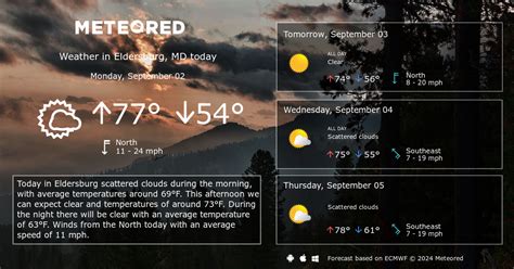 Eldersburg, MD Weather 14 days - Meteored