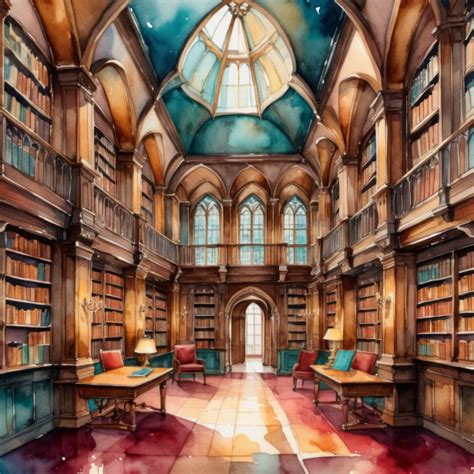 An Old Library In A Medieval Castle Free Stock Photo - Public Domain Pictures