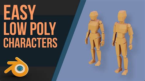 Create a Low Poly Person | Blender 2.8 | Beginners & Intermediate - YouTube