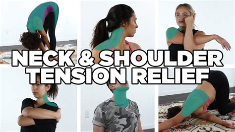 10 Easy Stretches for Neck & Shoulder Tension - YouTube