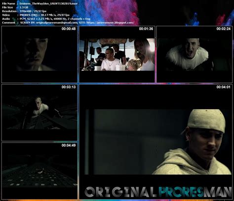 EXCLUSIVE PRORES MUSIC VIDEO: Eminem - The Way I Am [PRORES]