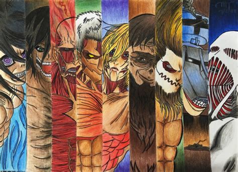 Create a Attack On Titan Character's Titan forms (Manga Spoilers) Tier ...