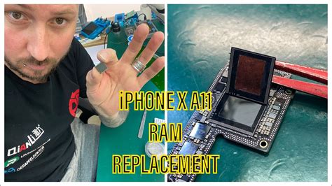 MASTERWORK - iPHONE X A11 RAM SHORTED - HOW TO REPLACE THE RAM AN ON iPHONE X FAST & EASY - YouTube