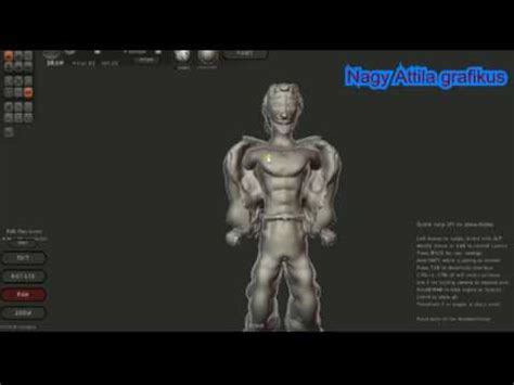 Sculptris 3D. Nagy Attila grafikus/Man 3 D Sculptris . Attila Nagy's ...