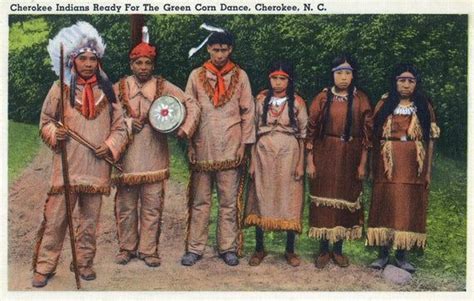 North Carolina - Cherokee Indians Ready for Green Corn Dance (Art Prints, Wood & Metal S ...