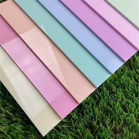 Pastel Acrylic Sheets - 11.75 in. x 19 in. (8 colors) – OPC Plastics Frosted Acrylic Sheet ...