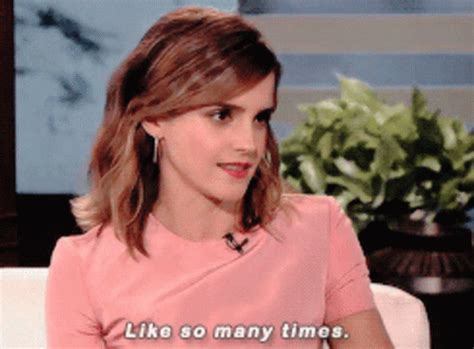 Like So Many Times Emma Watson GIF - LikeSoManyTimes EmmaWatson Pretty ...